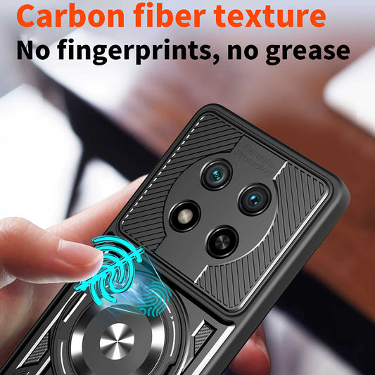 Etui na Honor Magic8 Lite, Techsuit, RuggedCam, Szare