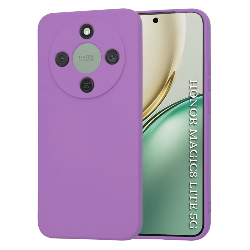 Case for Honor Magic8 Lite, Techsuit, SoftFlex, Purple