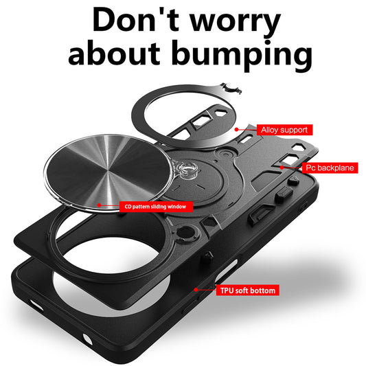 Etui na Honor Magic8 Pro, Techsuit, CamGuard Pro, Fioletowy