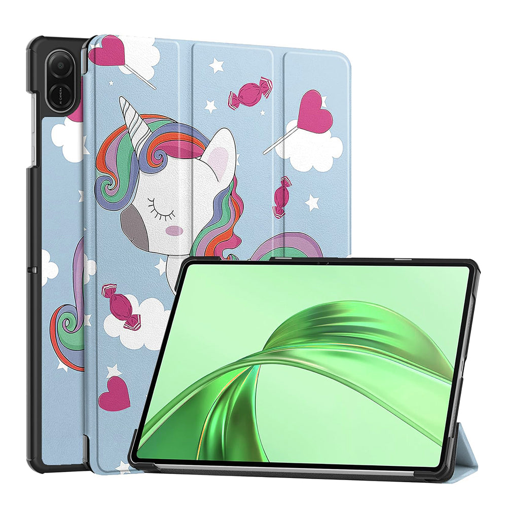 Etui na Honor Pad X8a, Techsuit, FoldPro Unicorn, Wielokolorowe