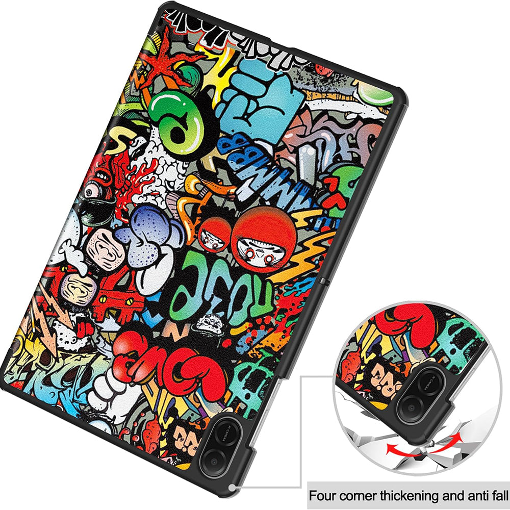 Etui na Honor Pad X8a, Techsuit, FoldPro Urban Vibe, wielokolorowe