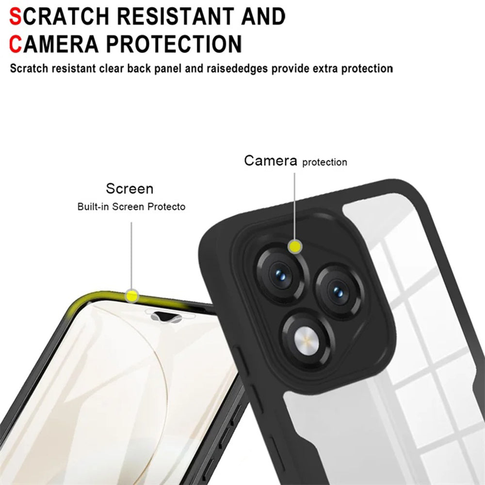 Etui na Honor X5c Plus, Techsuit, ColorVerse 360, Fioletowy