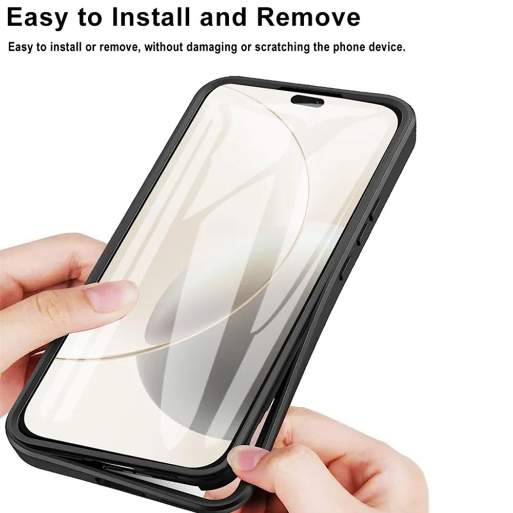 Etui na Honor X5c Plus, Techsuit, ColorVerse 360, Fioletowy