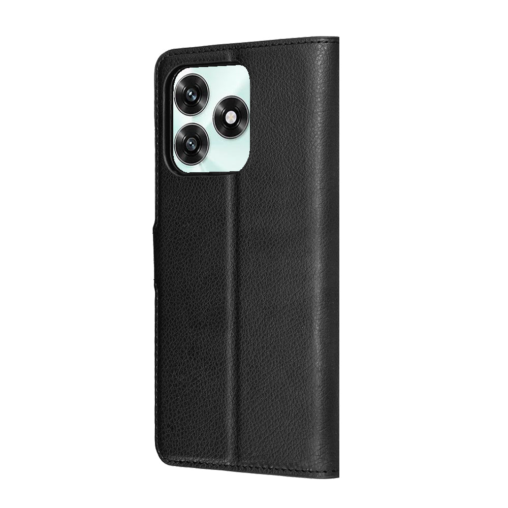 Etui na Honor X5c Plus, Techsuit, Leather Folio, Czarne