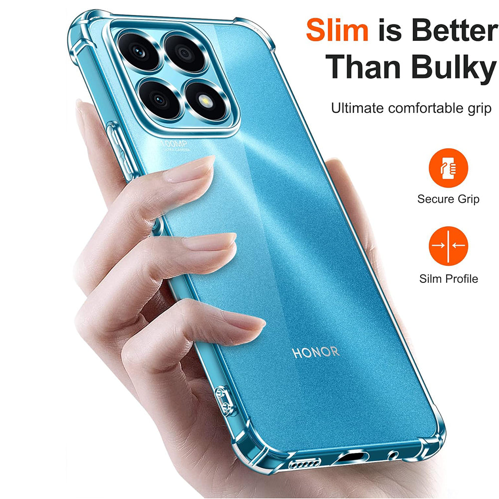 Etui na Honor X8a, Techsuit, Shockproof Clear, Przezroczyste