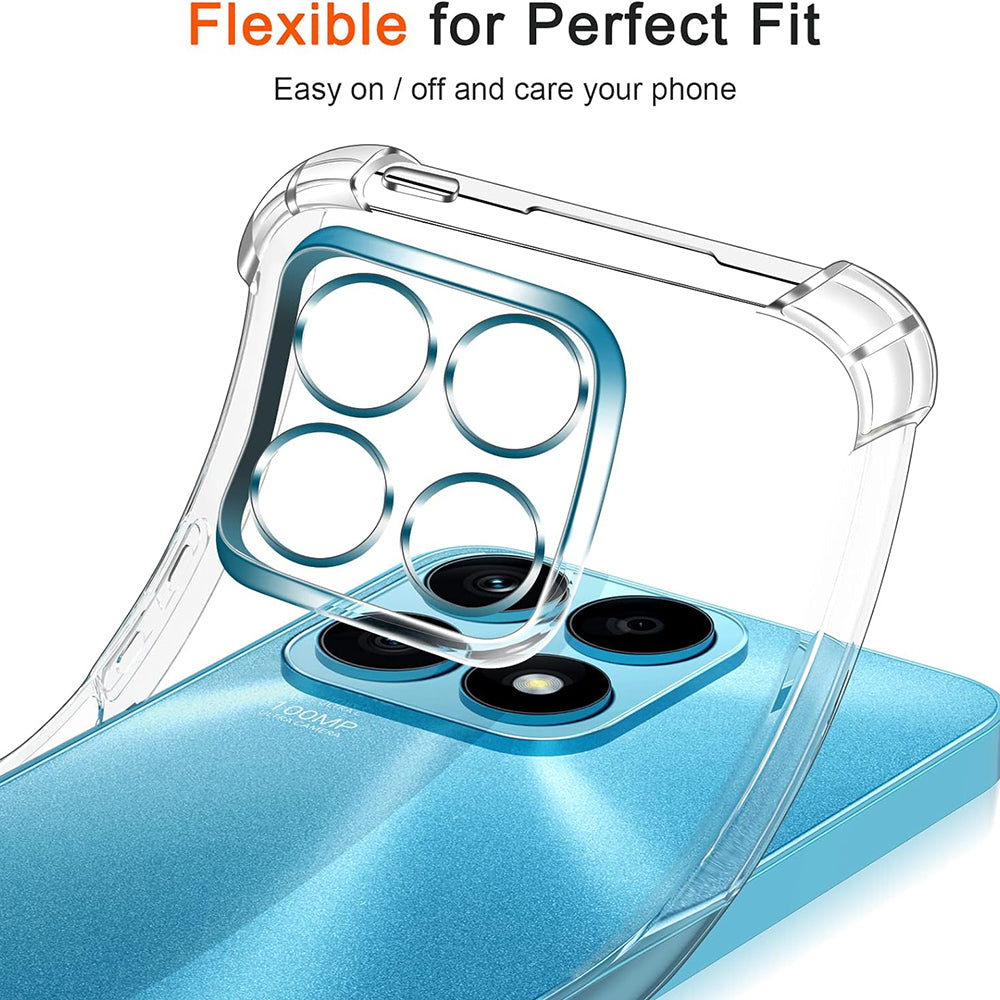 Etui na Honor X8a, Techsuit, Shockproof Clear, Przezroczyste