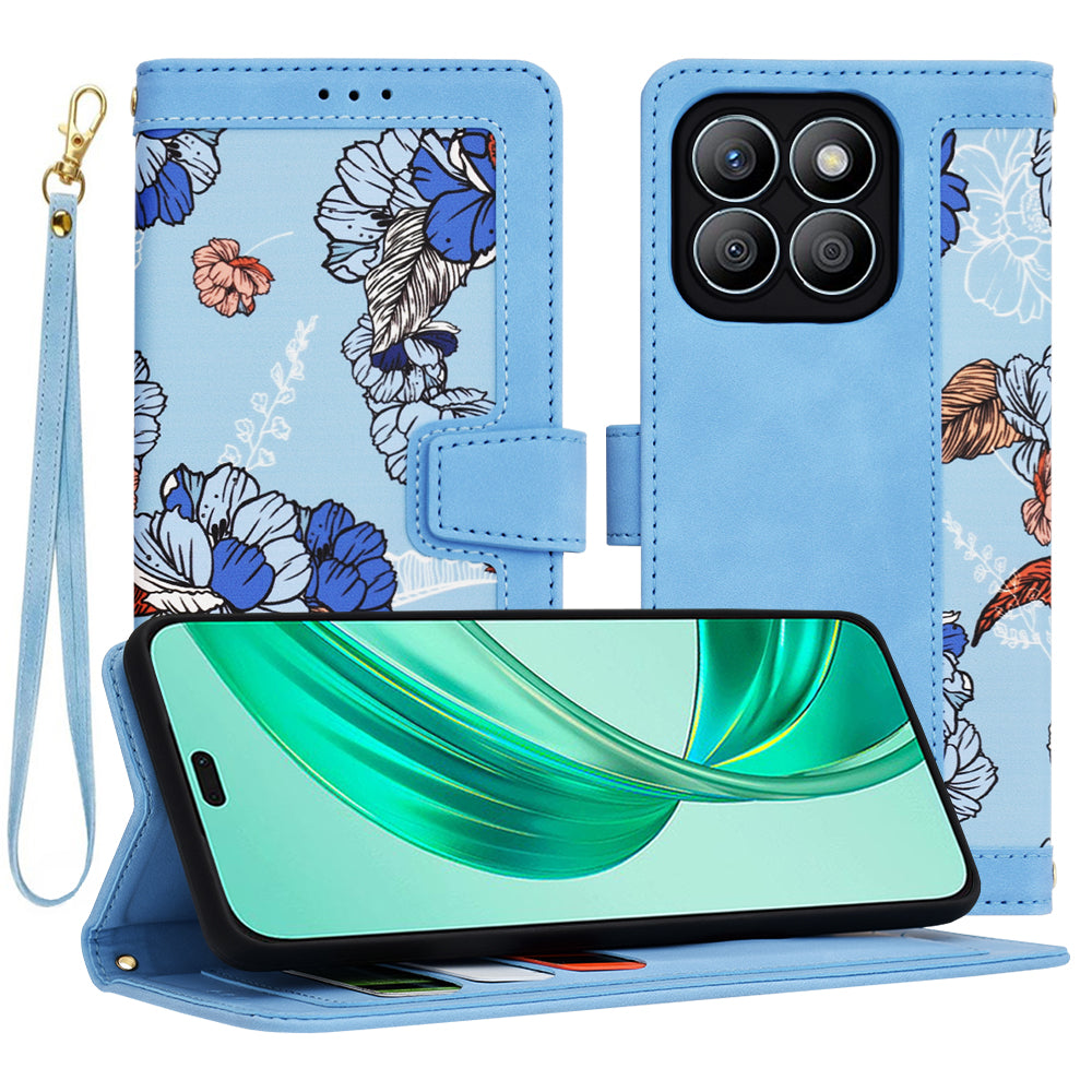 Etui na Honor X8b, Techsuit, FlipCraft, Niebieski