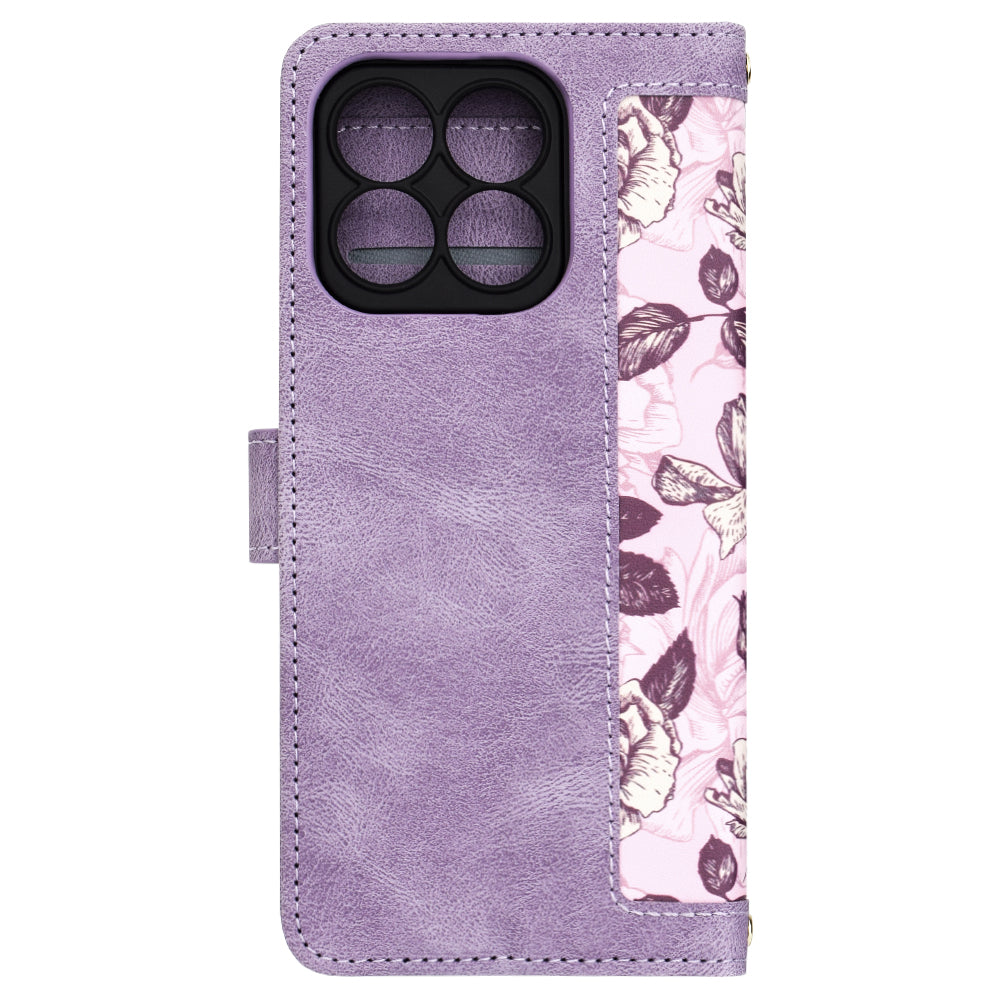 Etui na Honor X8b, Techsuit, FlipCraft, Fioletowy