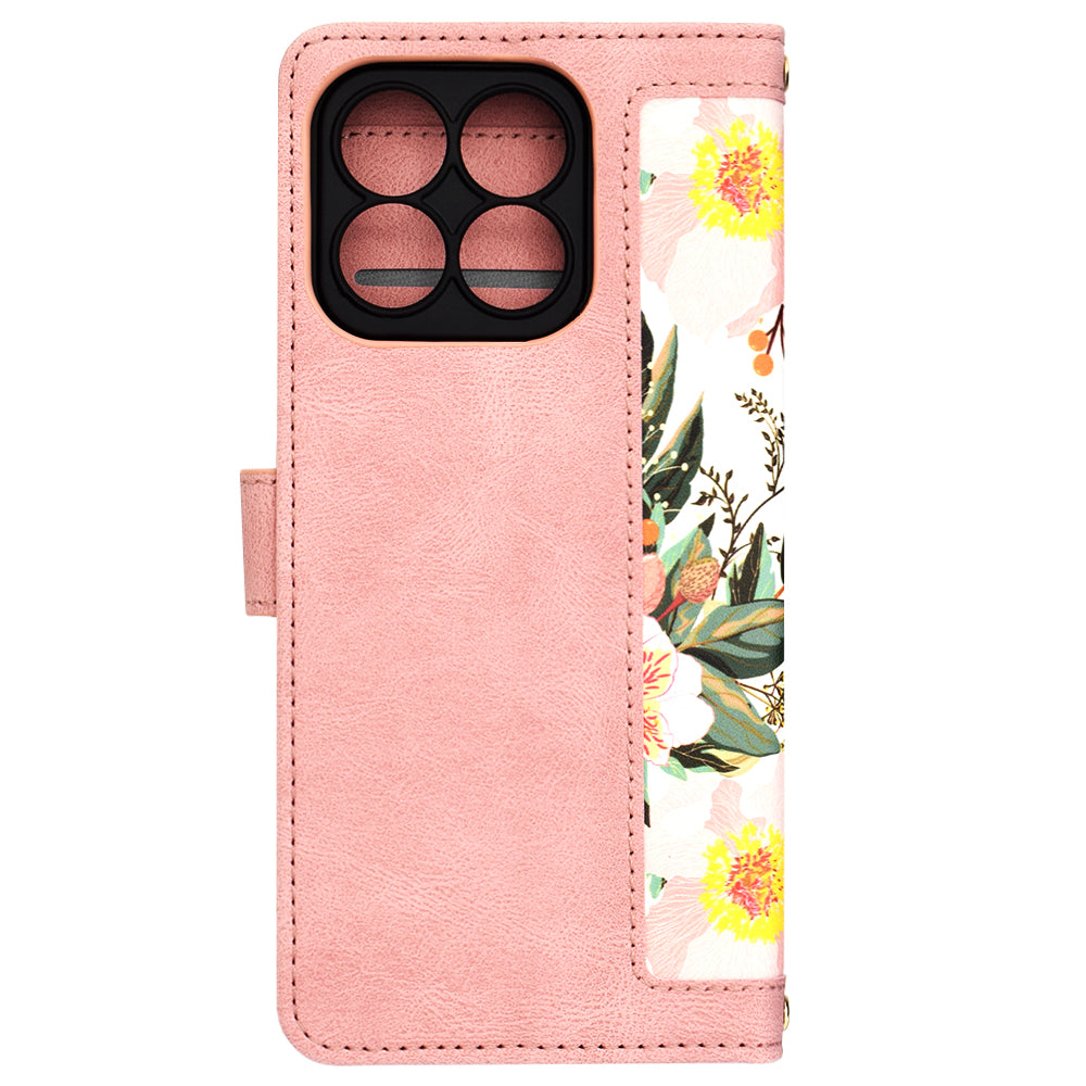 Etui na Honor X8b, Techsuit, FlipCraft, Różowe