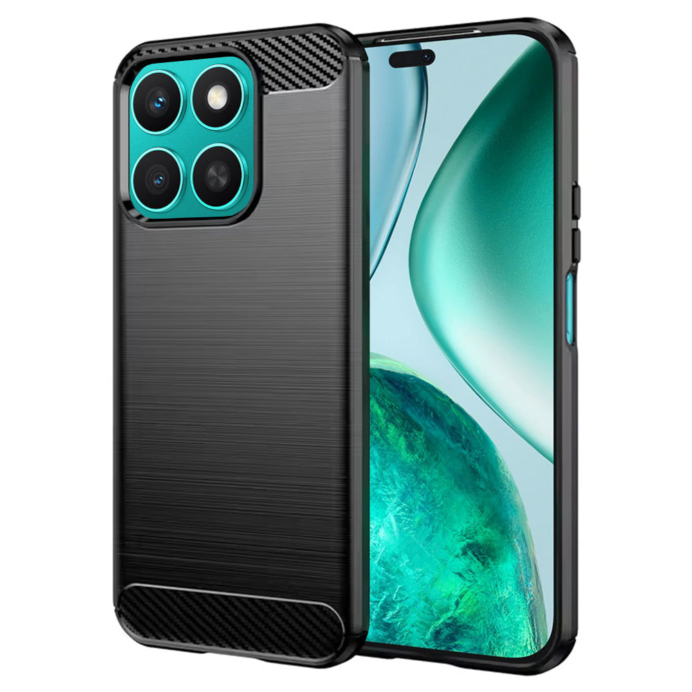 Etui na Honor X8c, Techsuit, Carbon, Czarny