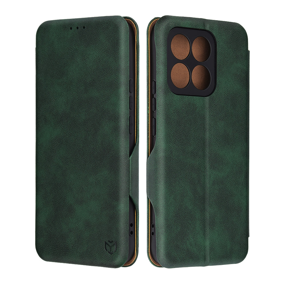 Etui na Honor X8c, Techsuit, Safe Wallet Plus, Zielony