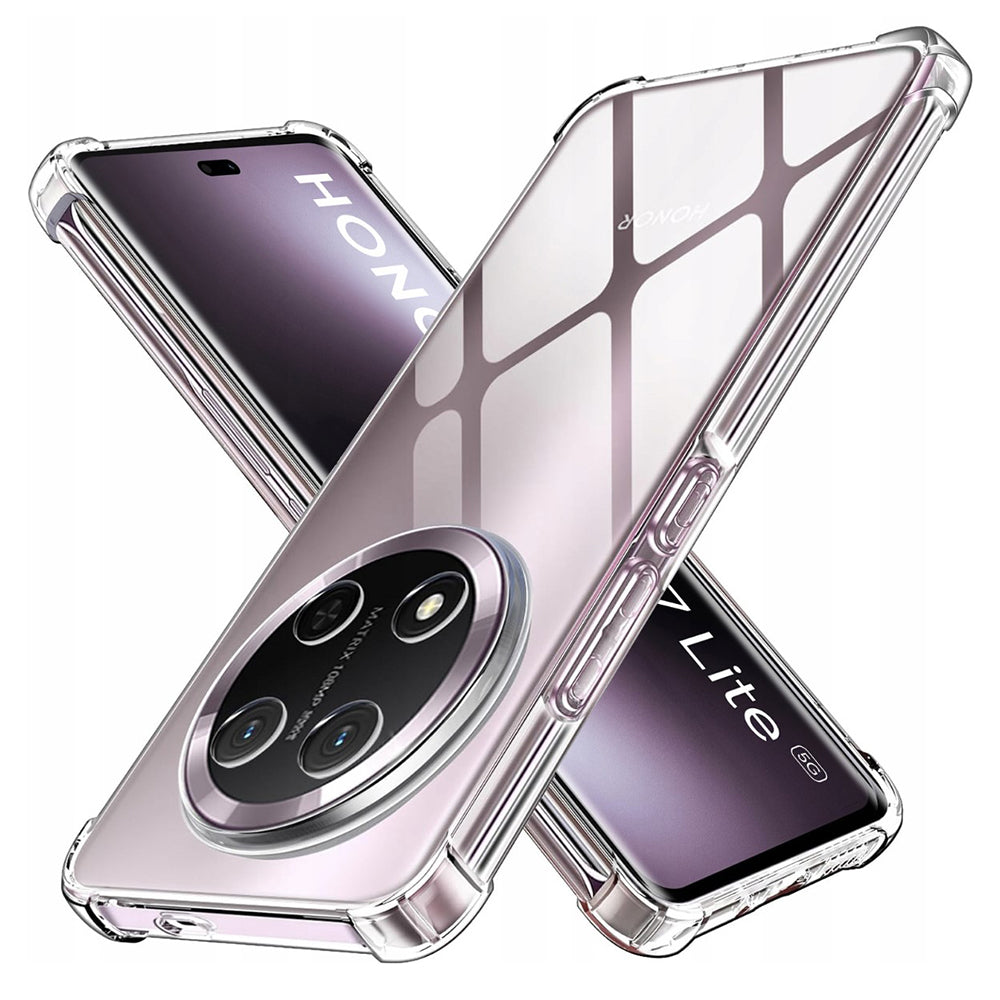 Etui na Honor X9c / Magic7 Lite, Techsuit, odporne na wstrząsy, przezroczyste
