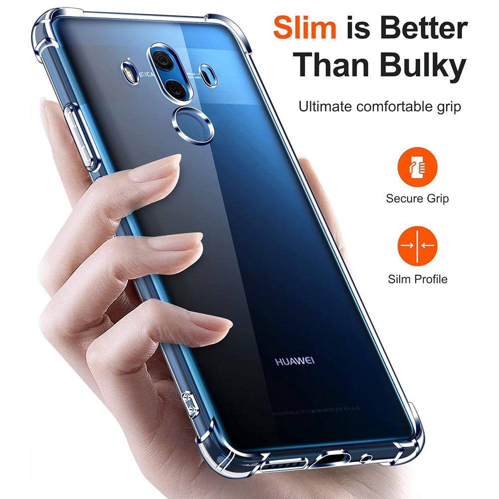 Etui na Huawei Mate 10 Pro, Techsuit, Shockproof Clear, Przezroczyste