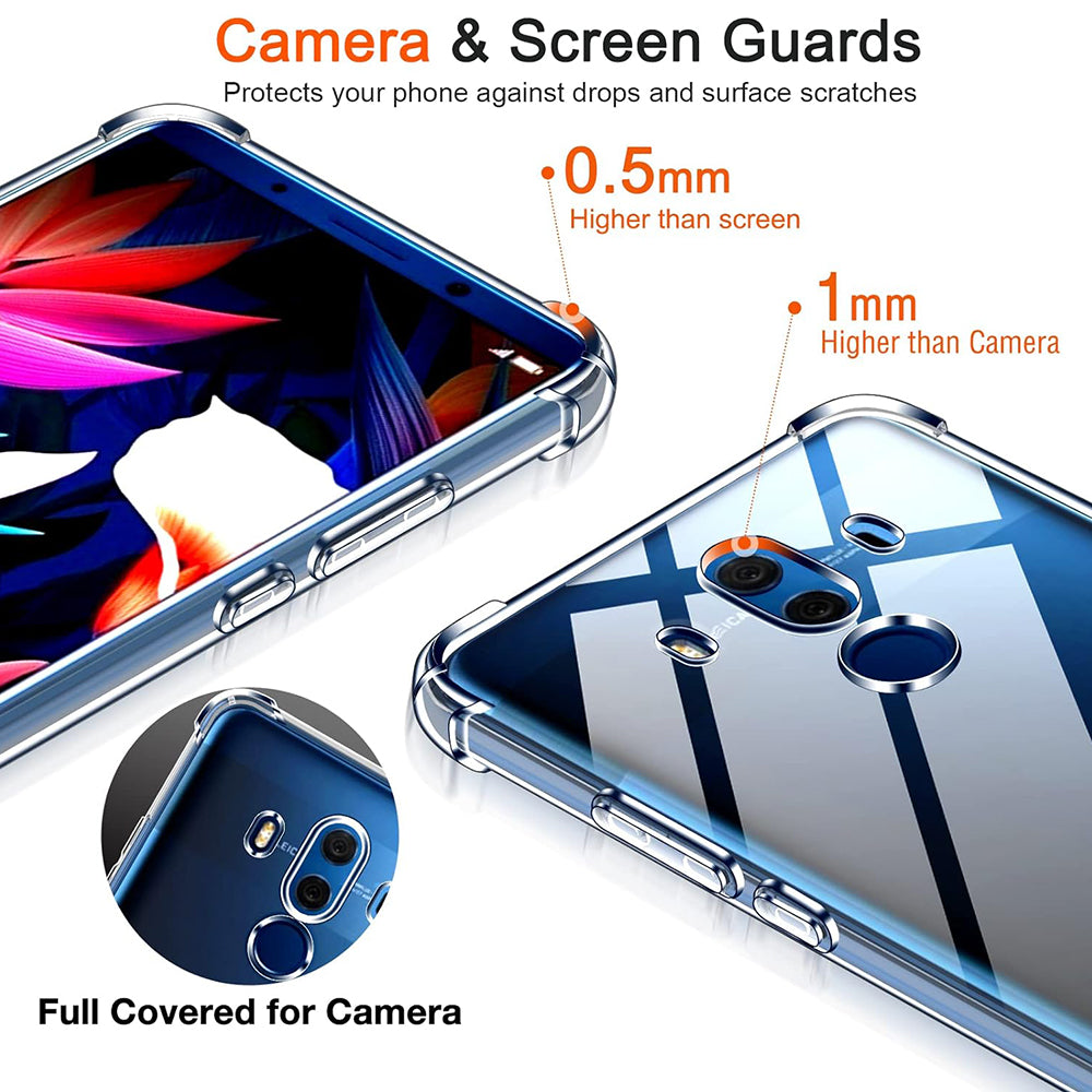 Etui na Huawei Mate 10 Pro, Techsuit, Shockproof Clear, Przezroczyste