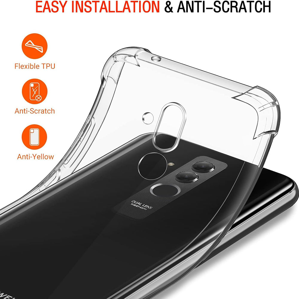 Etui na Huawei Mate 20 Lite, Techsuit, Shockproof Clear, Przezroczyste