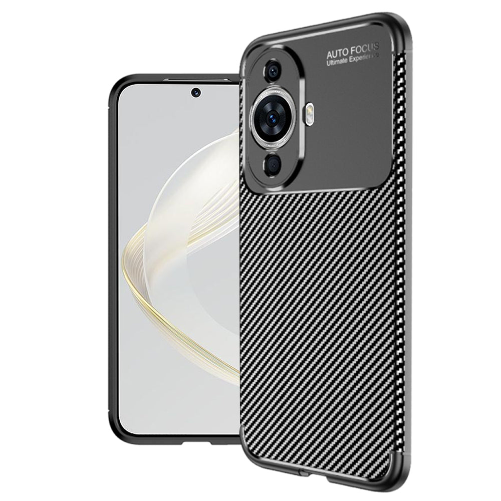 Etui do Huawei nova 12s / nova 11, Techsuit, CarbonFiber, czarne
