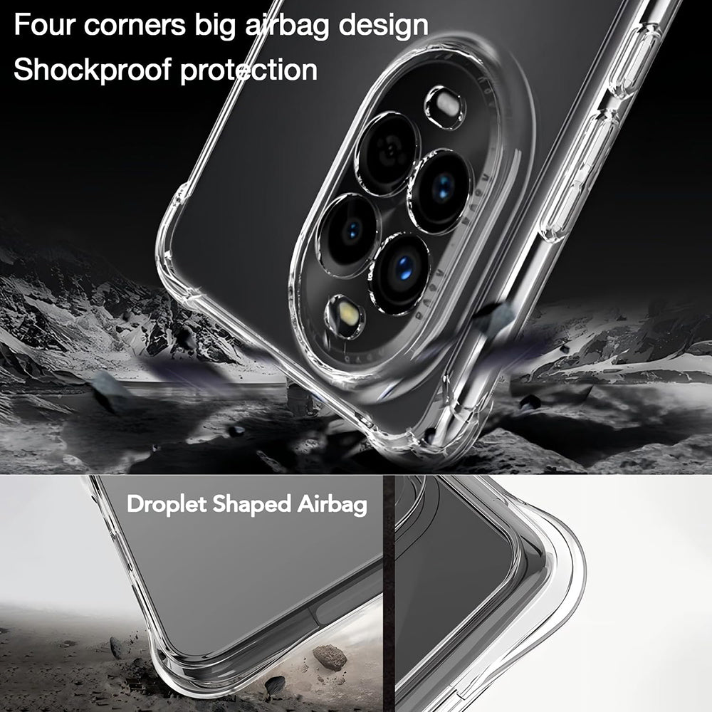 Etui na Huawei nova 13 Pro, Techsuit, odporne na wstrząsy, przezroczyste