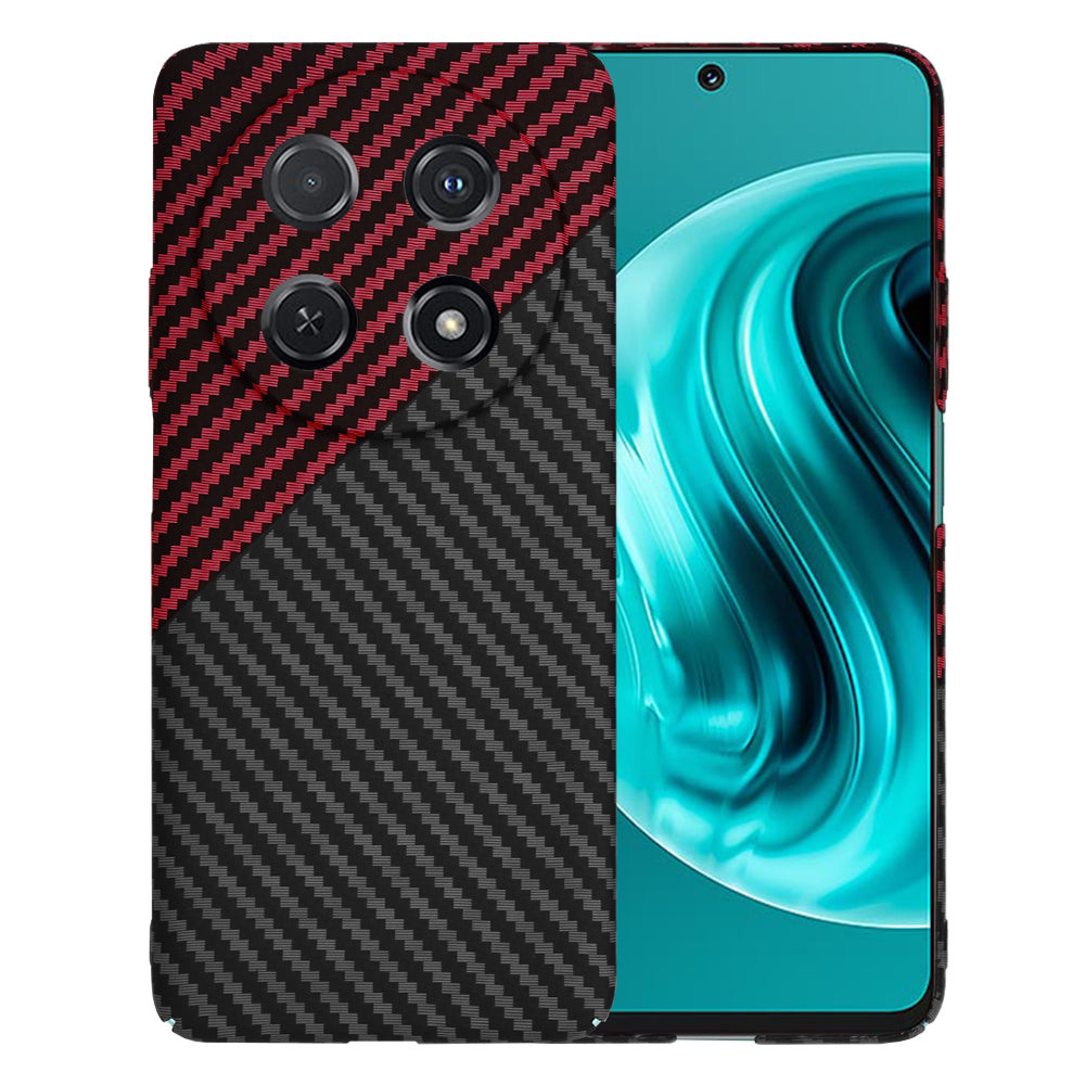 Etui do Huawei nova 13i / nova 12i, Techsuit, Carbonite FiberShell, Czarna Czerwona
