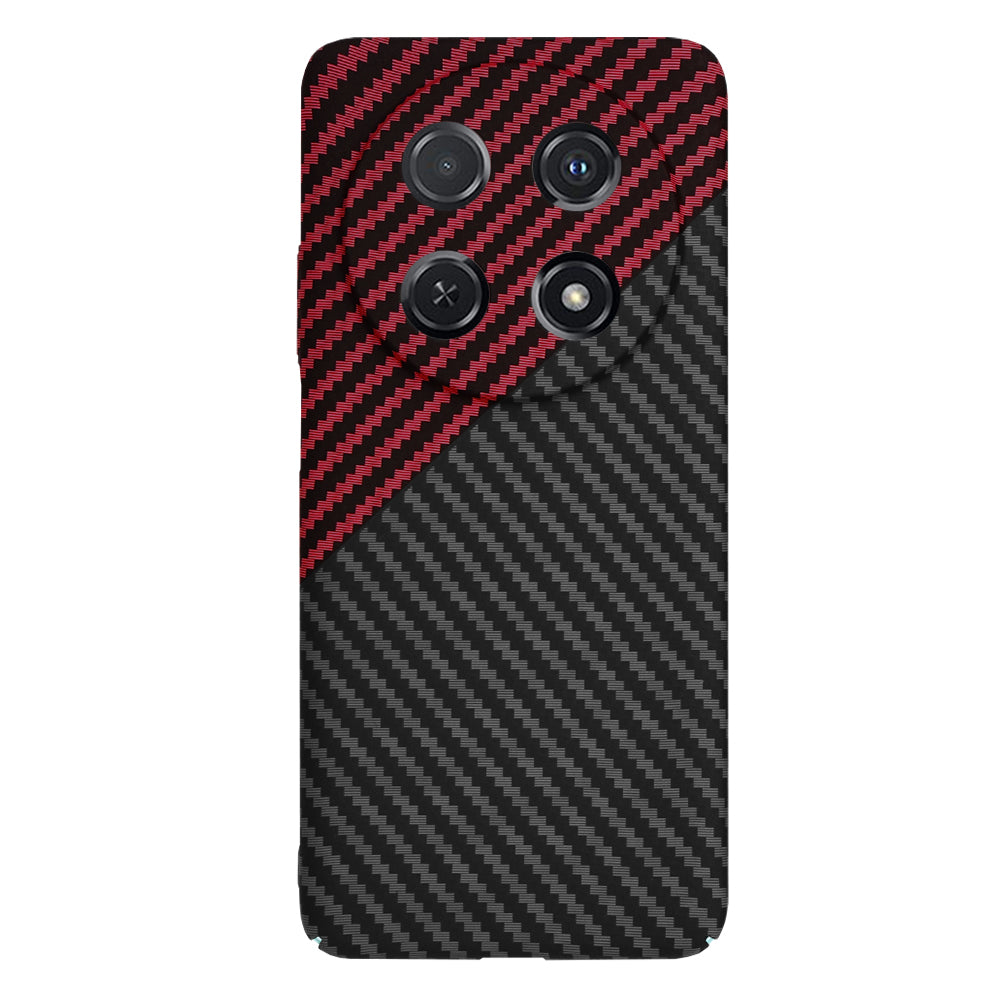 Etui do Huawei nova 13i / nova 12i, Techsuit, Carbonite FiberShell, Czarna Czerwona