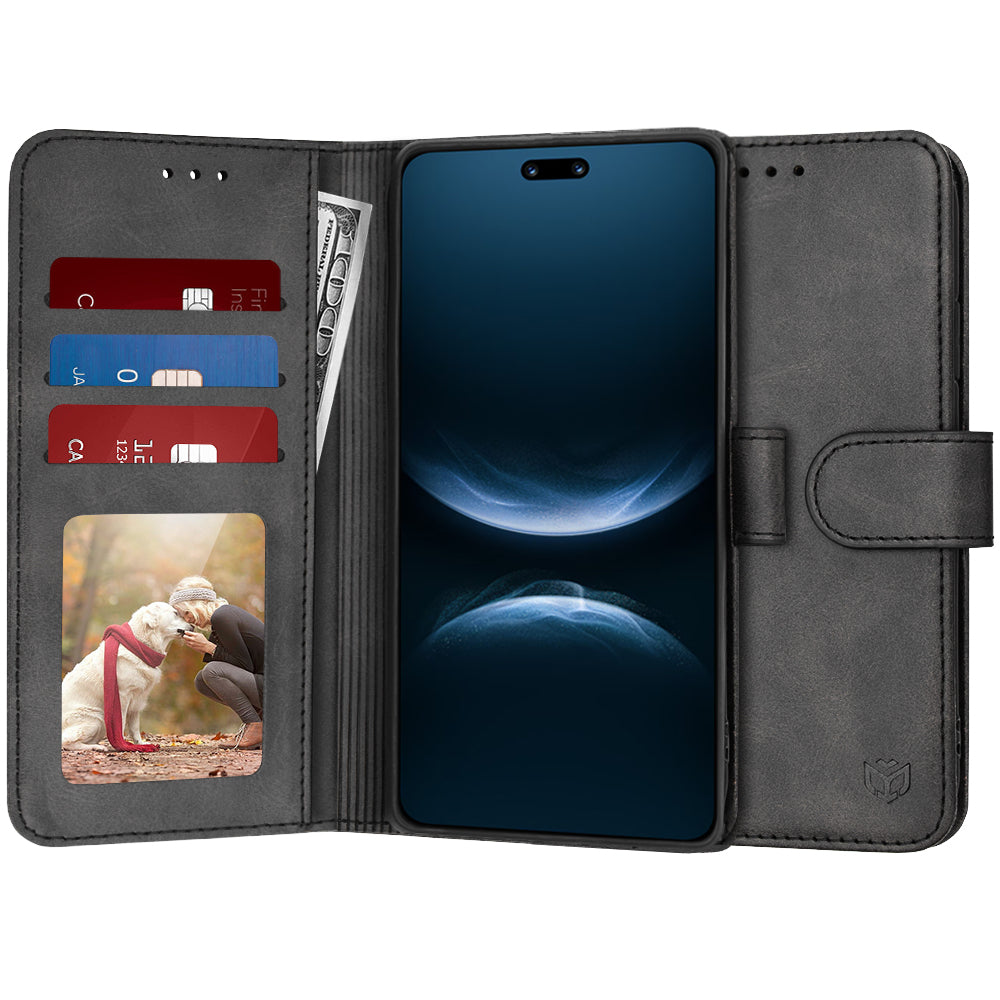 Etui na Huawei nova 14 Pro, Techsuit, Diary Book, Czarne