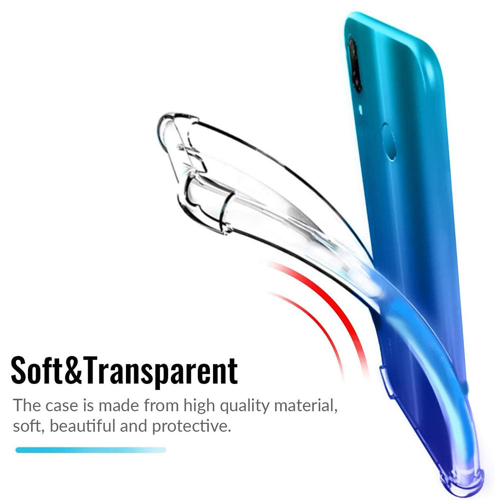 Etui na Huawei P Smart (2019), Techsuit, Shockproof Clear, Przezroczyste