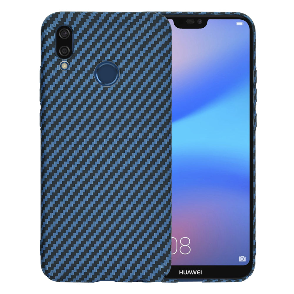Etui na Huawei P20 Lite, Techsuit, Carbonite FiberShell, Turkusowy