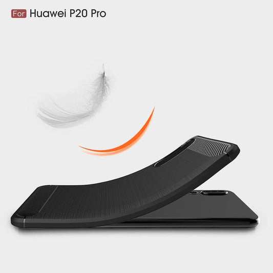 Etui na Huawei P20 Pro, Techsuit, Carbon, Czarny