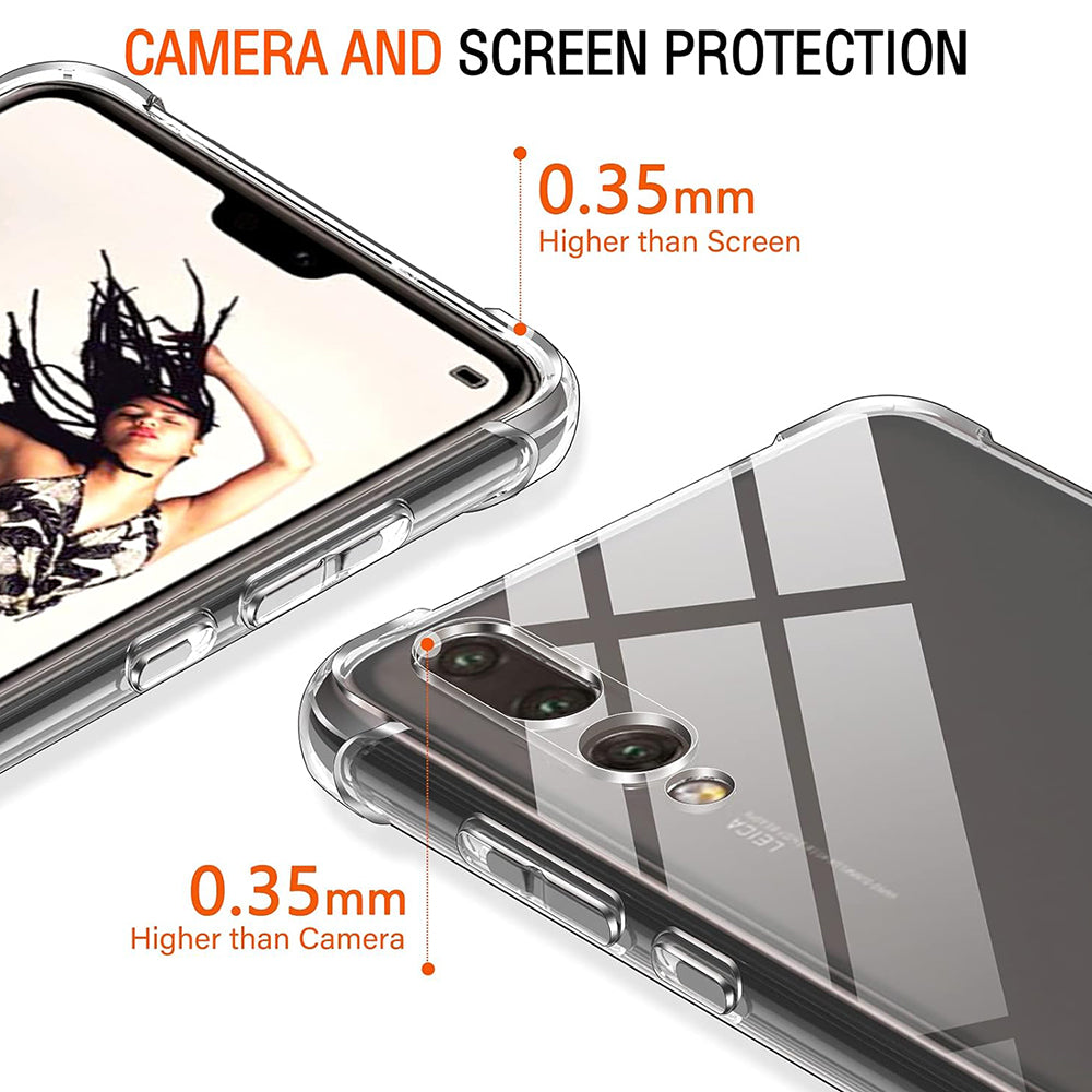 Etui na Huawei P20 Pro, Techsuit, Shockproof Clear, Przezroczyste