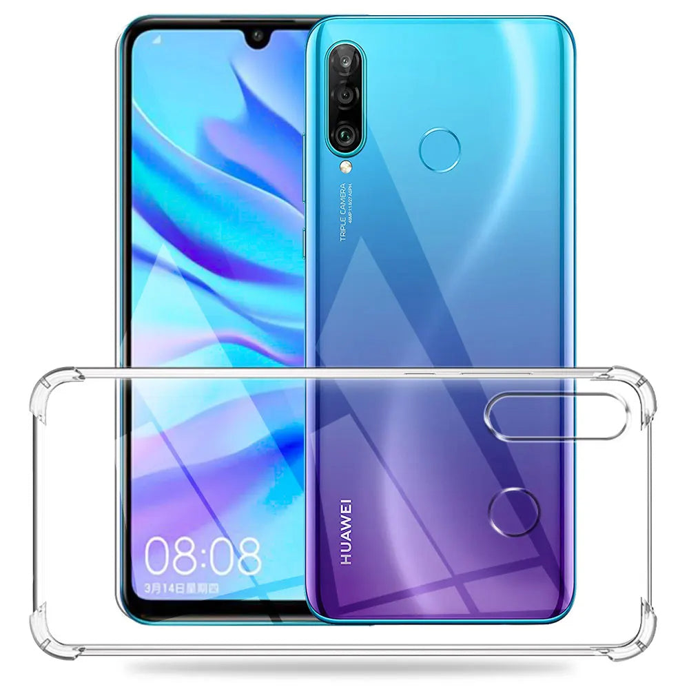 Etui na Huawei P30 lite New Edition / P30 lite, Techsuit, odporne na wstrząsy, przezroczyste
