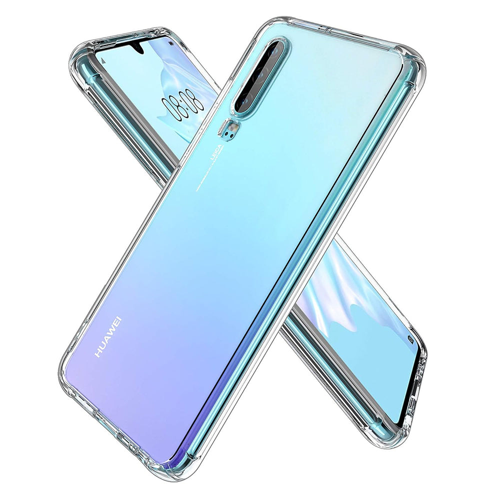 Etui na Huawei P30, Techsuit, Shockproof Clear, Przezroczyste