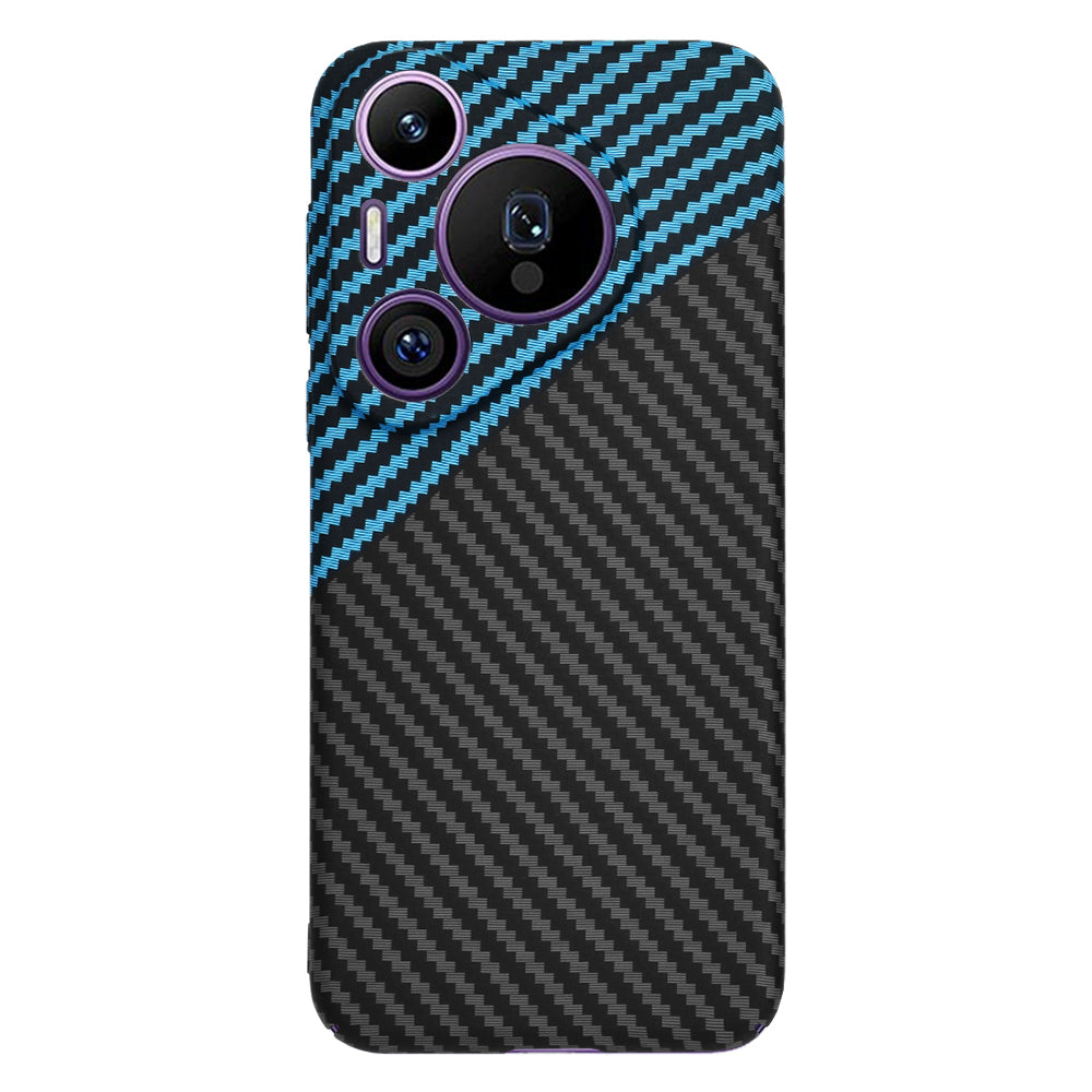 Etui do Huawei Pura 70 Pro, Techsuit, Carbonite FiberShell, Czarna Bleu