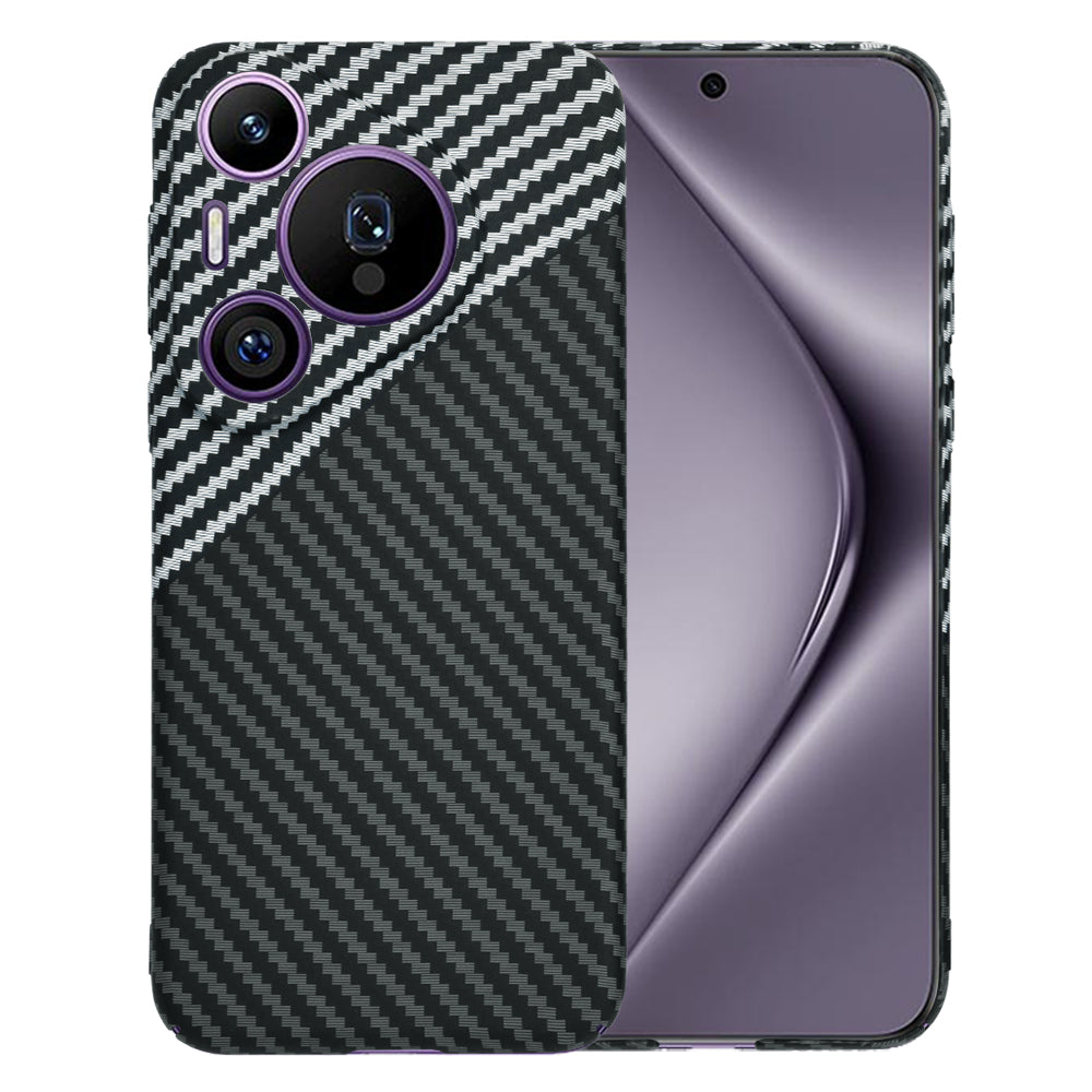 Etui do Huawei Pura 70 Pro, Techsuit, Carbonite FiberShell, Czarny Szary
