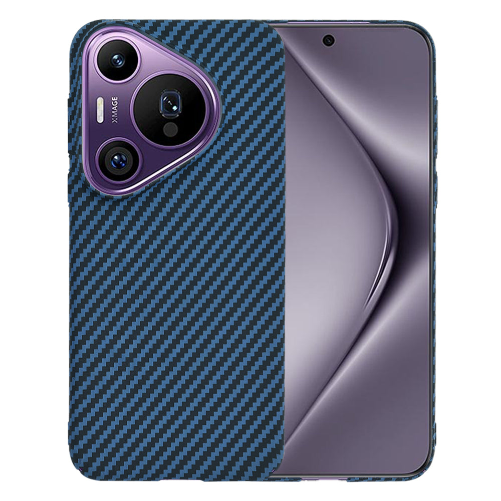 Etui do Huawei Pura 70 Pro, Techsuit, Carbonite FiberShell, Turkusowy