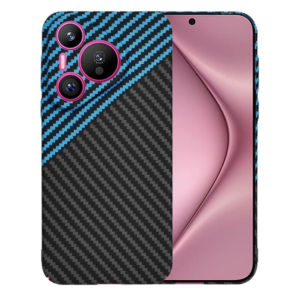 Etui do Huawei Pura 70, Techsuit, Carbonite FiberShell, Czarna Bleu