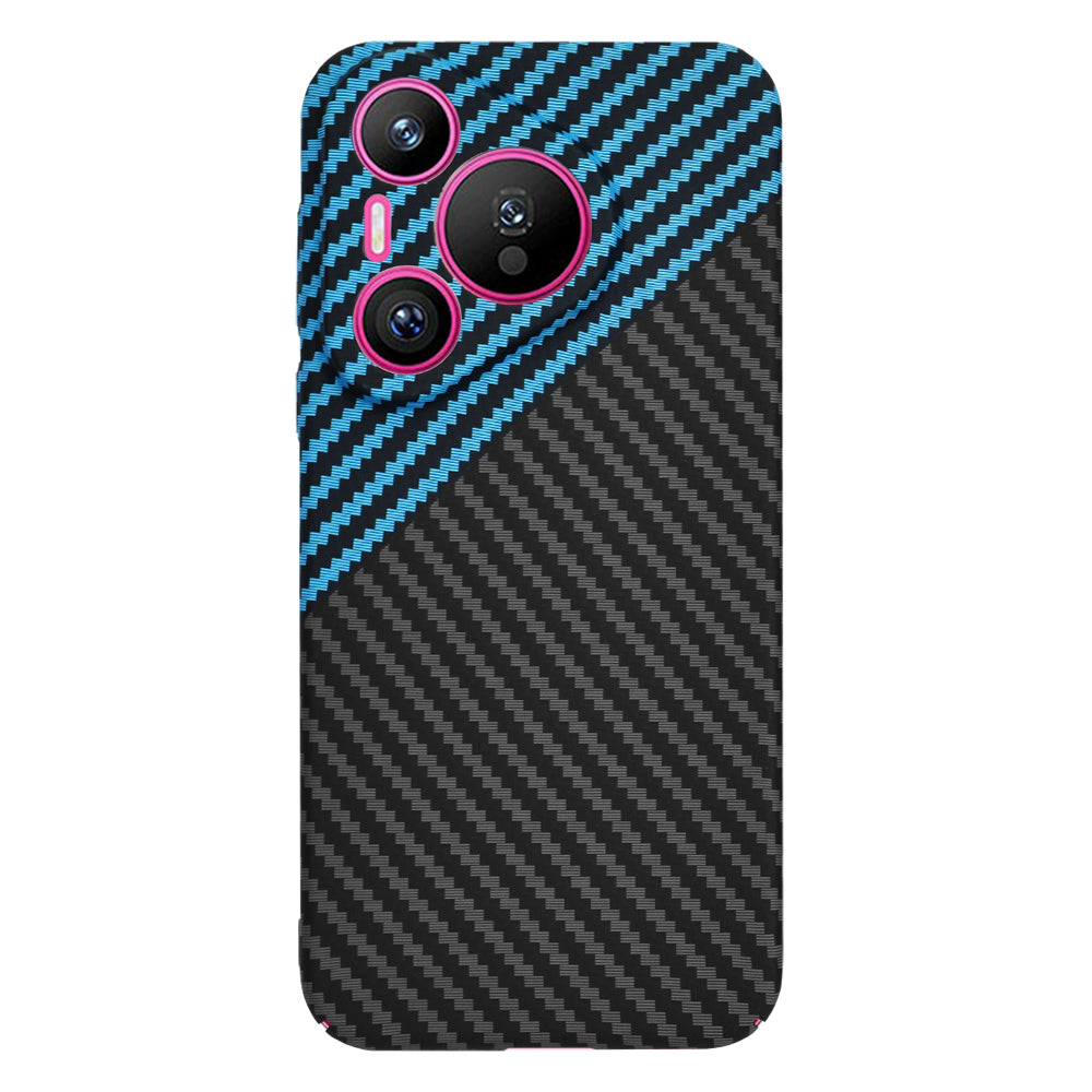 Etui do Huawei Pura 70, Techsuit, Carbonite FiberShell, Czarna Bleu