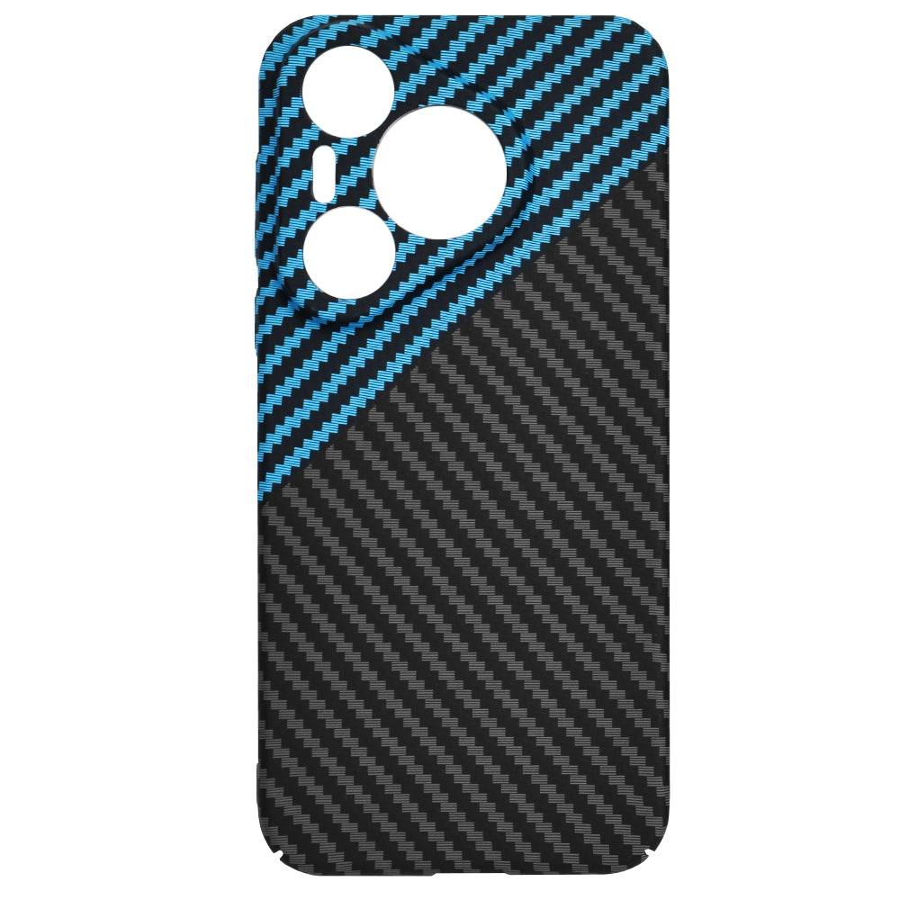 Etui do Huawei Pura 70, Techsuit, Carbonite FiberShell, Czarna Bleu
