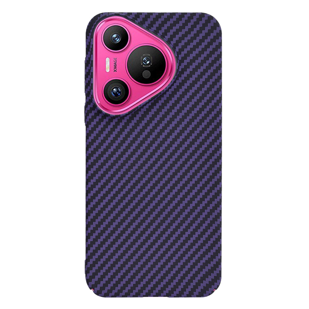 Etui do Huawei Pura 70, Techsuit, Carbonite FiberShell, Fioletowy