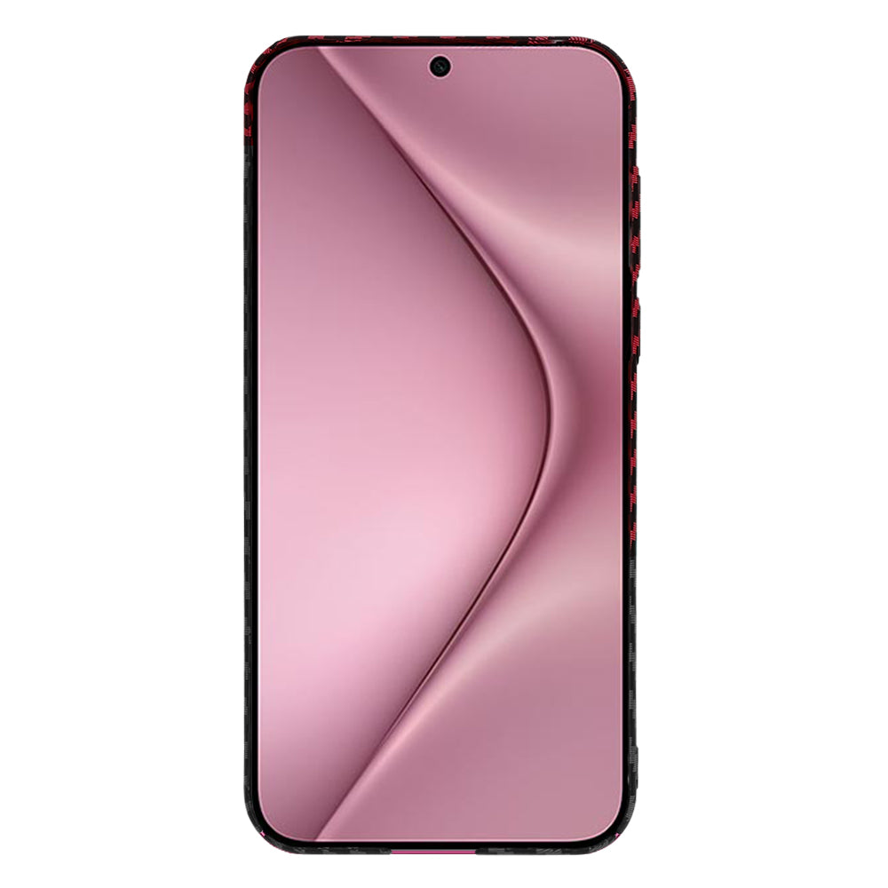 Etui na Huawei Pura 70, Techsuit, Carbonite FiberShell, Czarno-Czerwona