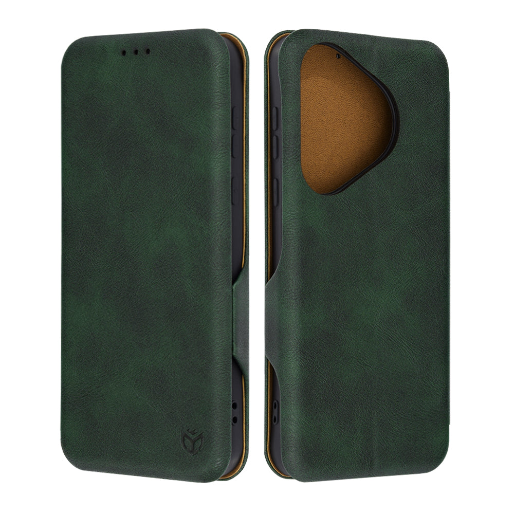 Etui do Huawei Pura 70, Techsuit, Safe Wallet Plus, Zielony