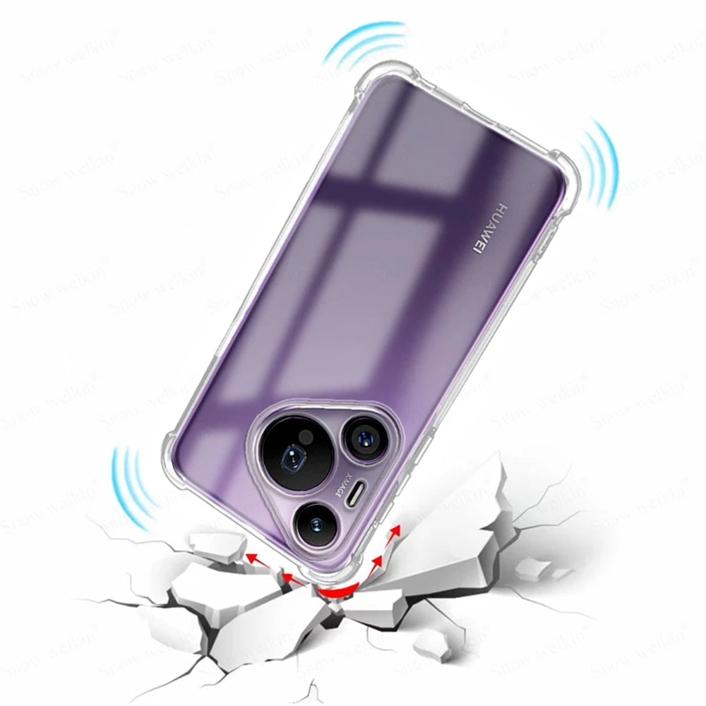 Etui na Huawei Pura 70, Techsuit, Shockproof Clear, Przezroczyste