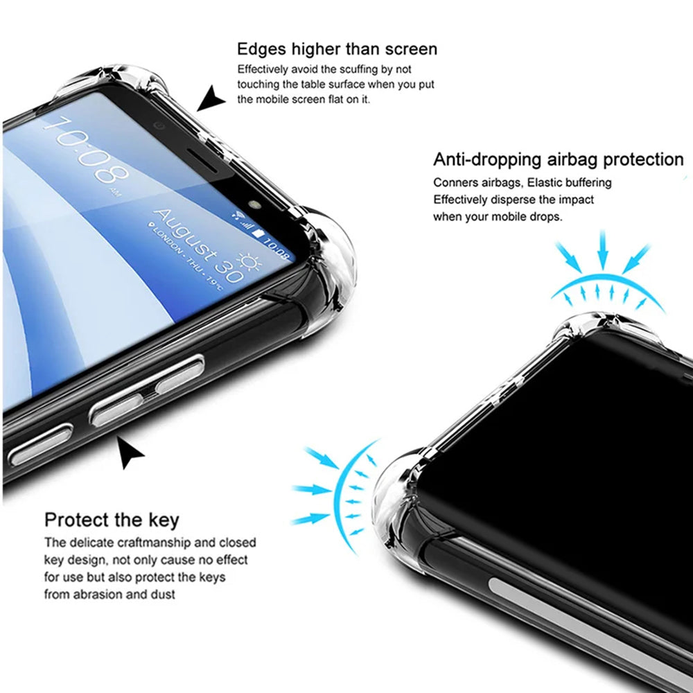 Etui na Huawei Pura 70, Techsuit, Shockproof Clear, Przezroczyste