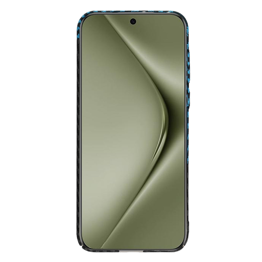 Etui do Huawei Pura 70 Ultra, Techsuit, Carbonite FiberShell, Czarna Bleu