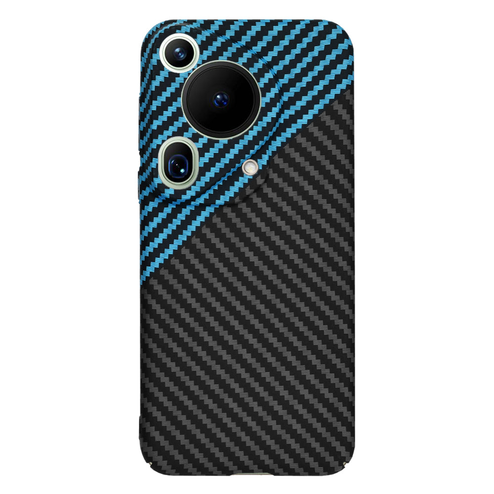 Etui do Huawei Pura 70 Ultra, Techsuit, Carbonite FiberShell, Czarna Bleu
