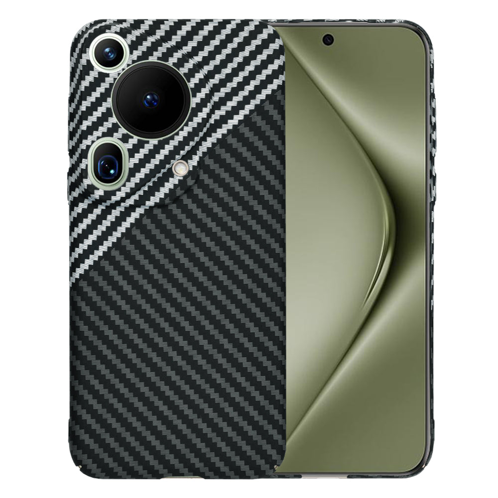 Etui do Huawei Pura 70 Ultra, Techsuit, Carbonite FiberShell, Czarny Szary