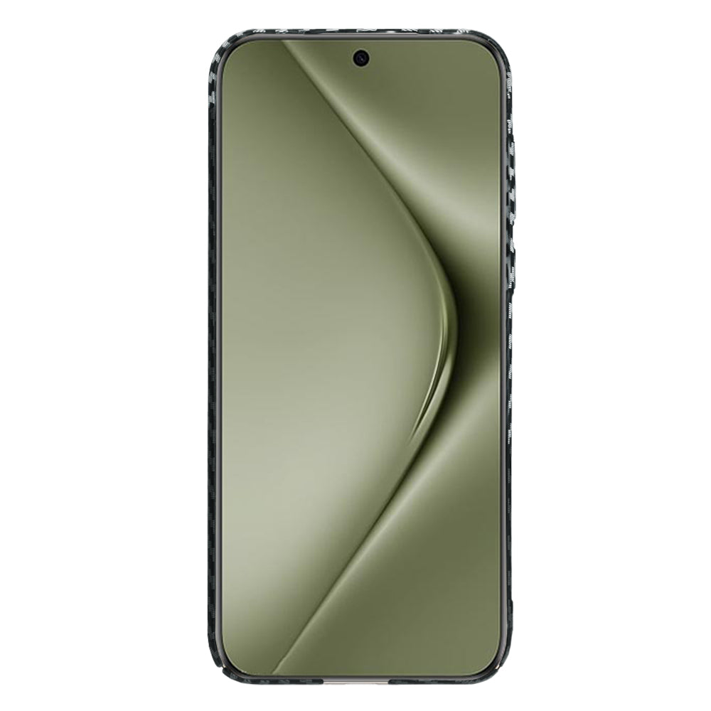 Etui do Huawei Pura 70 Ultra, Techsuit, Carbonite FiberShell, Czarny Szary