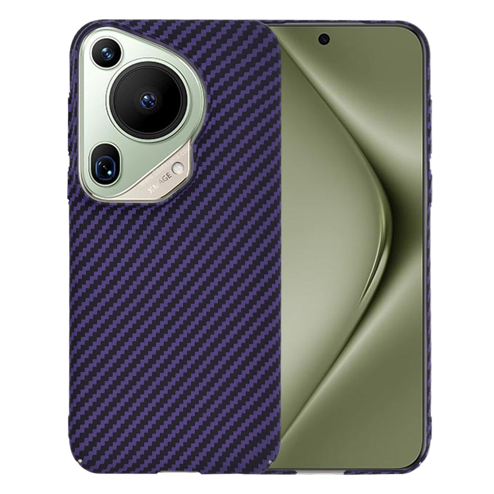 Etui do Huawei Pura 70 Ultra, Techsuit, Carbonite FiberShell, Fioletowe