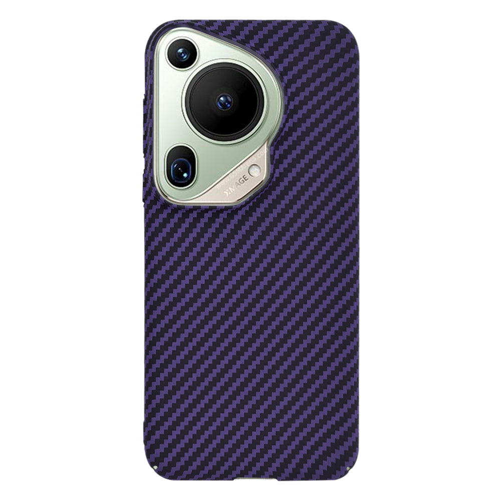 Etui do Huawei Pura 70 Ultra, Techsuit, Carbonite FiberShell, Fioletowe