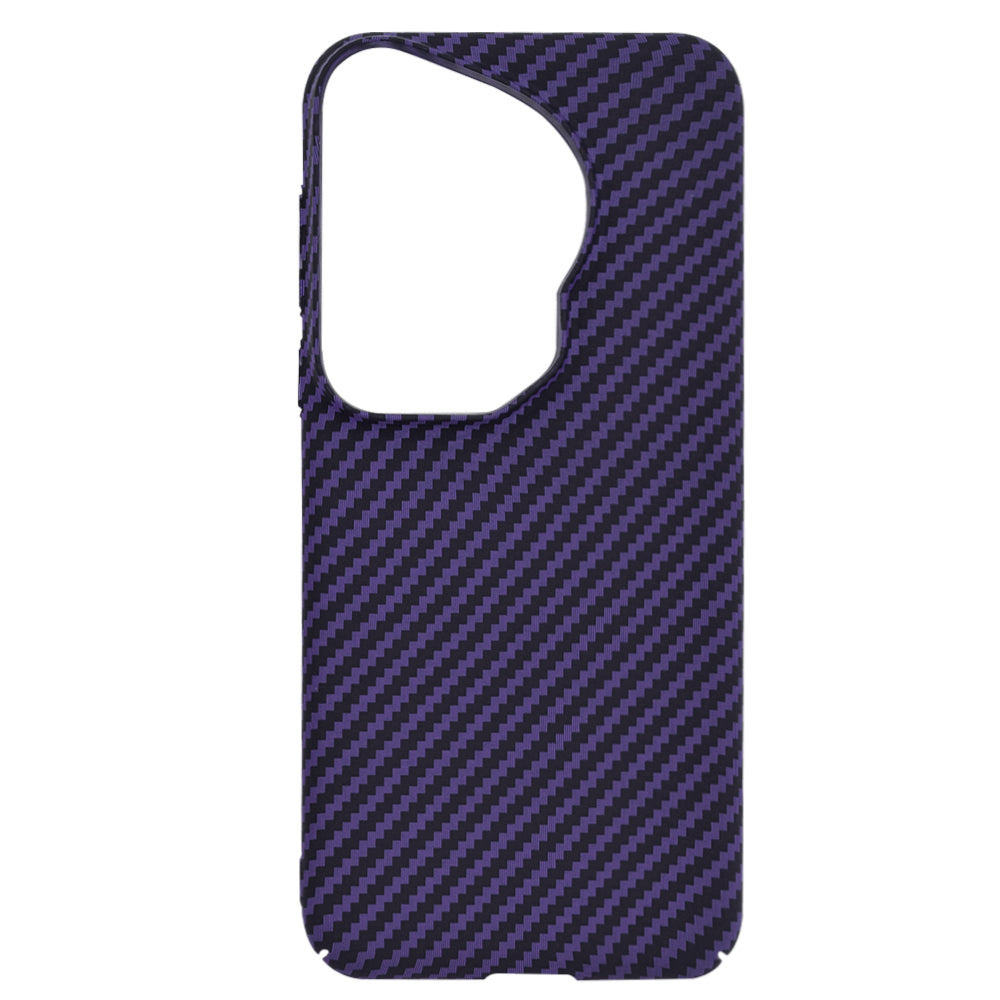 Etui do Huawei Pura 70 Ultra, Techsuit, Carbonite FiberShell, Fioletowe