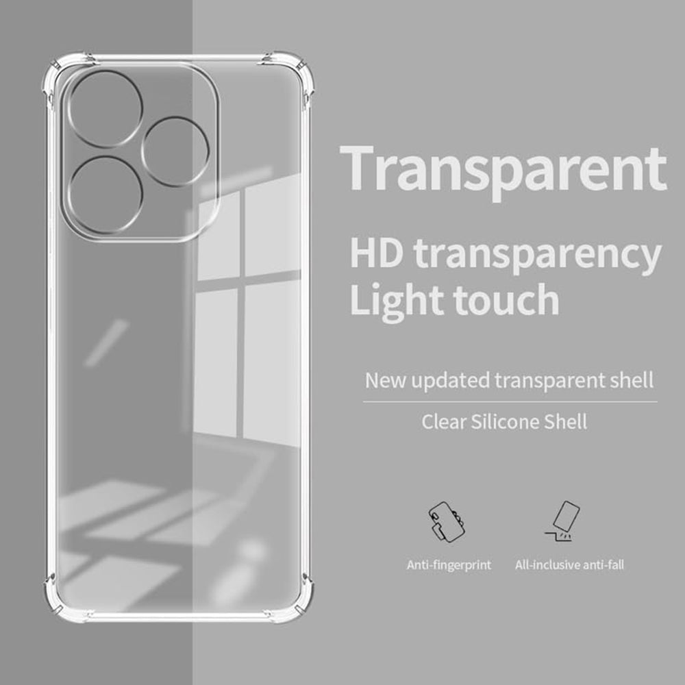 Etui na Infinix Hot 40i, Techsuit, Shockproof Clear, Przezroczyste