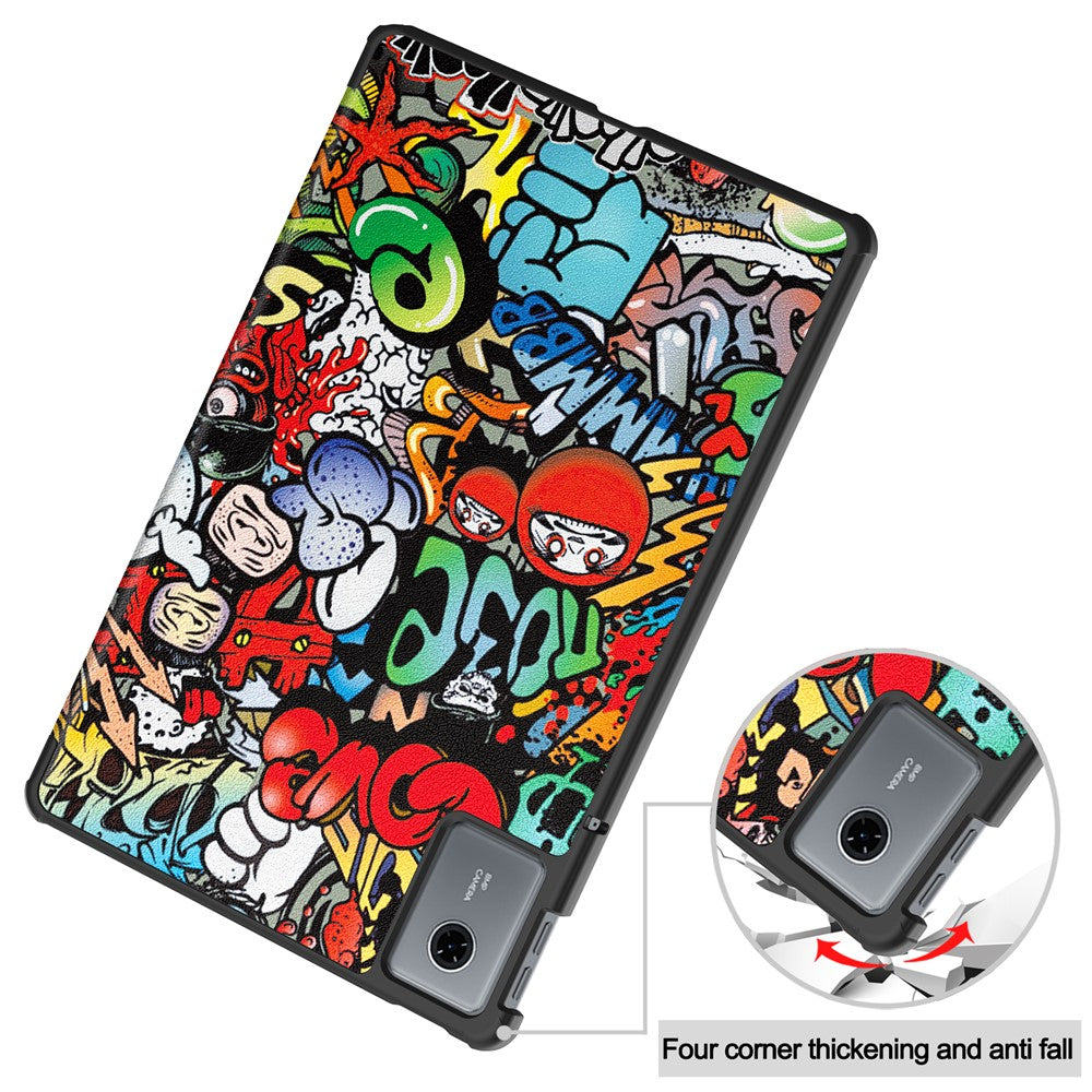 Etui na Lenovo Idea Tab 11, Techsuit, FoldPro Urban Vibe, Wielokolorowy